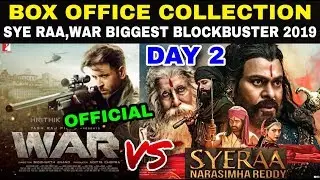 War &Sye Ra Movie Box Office Collection Day 2 | | Blockbuster | Hrithik, Chiranjeevi | USA
