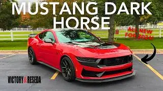 Ford Mustang Dark Horse 2024 года: готовый к гонкам Mustang? #fordmustangdarkhorse