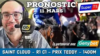 🔴 Pronostic Quinté / Super Top5 Mardi 11 Mars 2025. Saint Cloud 🔴 Prix Teddy