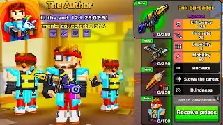 Pixel Gun 3D - Opening *The Author SET* - Update 21.4 (Spend 1740 Gems)