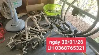 Phụ tùng xe đạp bãi. Phú Tân AG. 30.1.26. 