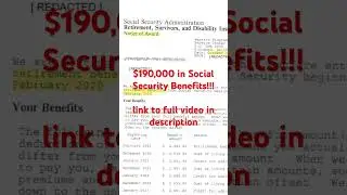Social Security - Success Story: $190,000 in Missed Benefits