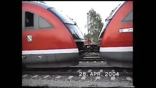 Bahnalltag in Großenhain am 28 04 2004