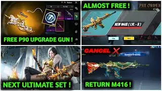 URGENT M416 TRICK 😱 FREE NEW M416 UPGRADE GUN SKIN BGMI | NEXT ULTIMATE SET BGMI | NEXT LUCKY SPIN