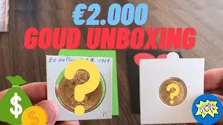 2.000&euro; GOUD unboxing 🤑 Munten met historische waarde