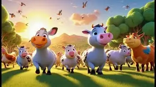 Saiga herds go roam, roam, roam | Nursery Rhyme | Kids Songs | Baby Music