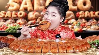 TOP FOOD UKRAINE : BEAUTIFUL WOMEN EATING TOP FAMOUS UKRAINIAN DISHES [ASMRMUKBANG]