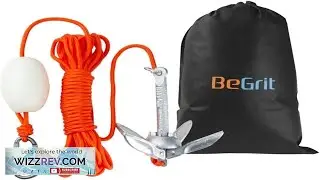 BeGrit Kayak Anchor Small Boat Anchor Folding Marine Anchor for Fishing Kayak Paddle