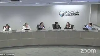 Issaquah School District Board Meeting 8/25/22