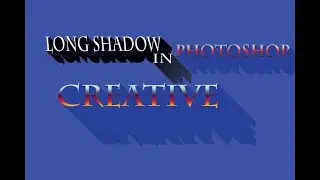 How To Create Long Shadow Effect in Adobe photoshop[Quick Long Shadow Effect in Photoshop]