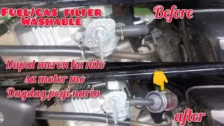Installing washable Fuel Filter. Tmx 125 alpha.