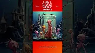 Happy National #seamonkeys day! Logo by #dalle3, images by #midjourney and music by @suno_ai_