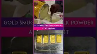 Passenger Held for Gold smuggling In Milk Powder box At Delhi&rsquo;s IGI Airport #Shorts