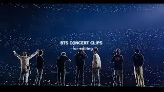 bts concert clips for editing