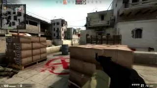 CS:GO 1v5 no armor 100 health clutch