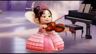 Princess Vanellope von Schweetz from Wreck-it Ralph Playing Violin
