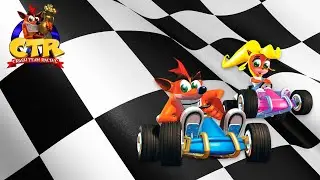 Crash Team Racing (PS1) - All TTs training [Stream #1] (PT/ENG)