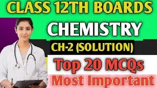 Chapter 2 SOLUTION || Class 12 Chemistry Handwritten PDF Notes || JEE NEET & Board Exam