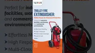 Trolley Fire Extinguisher: Mobile Power for Maximum Protection