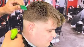 Barber From Boston Was NOT EASY To CUT! Fade Tutorial