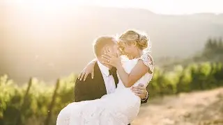 Romantic wedding in Italy at the charming Castello del Trebbio