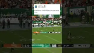 Cam Ward 79 Yard Touchdown To Samuel Brown🤩