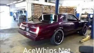 AceWhips.NET- Arctic Customs- Candy Purple Chevy Monte Carlo SS on 24