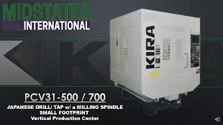 Kira PCV31-500 / 700: 30 Taper Drill Tap w/ the spindle that mills