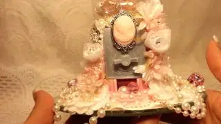 Shabby Glam Altered Mini Gumball Machine
