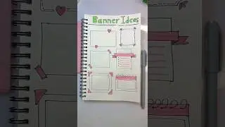 🌷✨ Aesthetic banner design ideas 🌸💗 |#shorts #banner #ytshorts