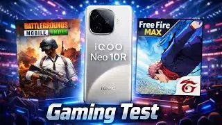 👉 iQOO Neo 10R Gaming Test 🔥 BGMI & Free Fire MAX Performance Review