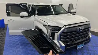 Снятие вентиляционного отверстия капота Toyota Tundra 2022 года!!!