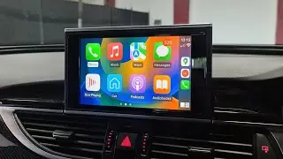 Беспроводная поддержка CarPlay и Android Auto для MMI 3G на Audi RS6 C7
