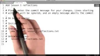 Committing Changes Solution - How to Use Git and GitHub