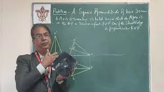 Projections of Square Pyramids RGPV B. Tech First Year EG/ED(BT105) by Prof Dileep Jigyasi SIRT SAGE