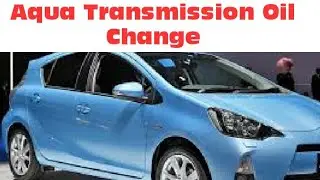Aqua Transmission Oil Change! Aqua Gear Oil Change! Toyota Aqua Hybrid Gear Oil Change