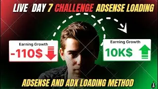 LIVE ADSENSE + ADX LOADING Method | Website Series PART-7|$0 to REAL Earnings | Earn With Faizan Ali
