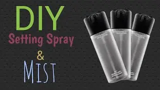 DIY SETTING SPRAY AND MIST FOR DRY AND OILY SKIN JUST 2 INGREDIENTS