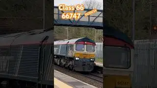 Lovely newell & wright NWT class 66 amazing livery passing Hatton #trains #train #freighttrain #nwt