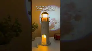 Turn your room into a dreamy seascape with the Lighthouse Moon Projector #projector #lamp #shorts