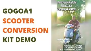 GoGoA1 Scooter conversion kit demo | Review by our customer | Convert your Scooter to Electric