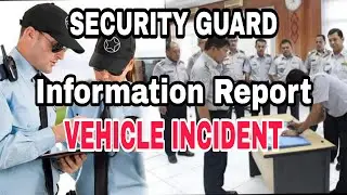 Tips kung paano gumawa ng Incident Report // VEHICLE INCIDENT