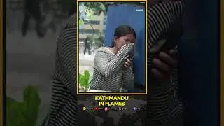 Nepal Protests: Girl Hides as Tear Gas Clouds Streets Amid Protests | WION Shorts