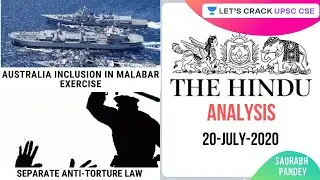 20-July-2020 | The Hindu Newspaper Analysis | Current Affairs for UPSC CSE/IAS | Saurabh Pandey
