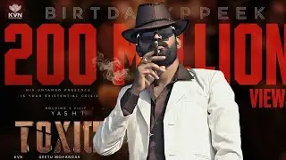 Toxic: Birthday Peek | birthday celebration KVN #youtube #yash #toxic yash kvn,