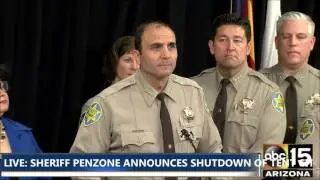 Sheriff Penzone announces closure of Tent City