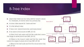 Oracle SQL Performance Tuning Day 6 - Types Of Indexes - BTree Index