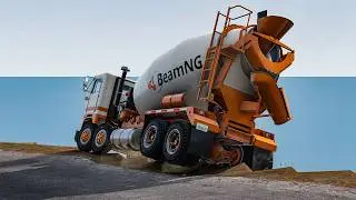 Epic Cliff Road Car Crashes #4 &ndash; BeamNG.drive Challenge | Engineer Mohammad Talha