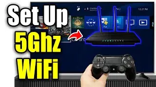 How To Set Up 5Ghz WiFi on PS4 (Reduce Lag & Packet Loss)