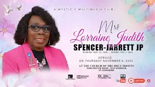 Mrs. Lorraine Judith Spencer-Jarrett JP, Thanksgiving Service